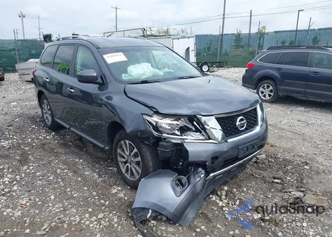 2014 Nissan Pathfinder Sv из США, поврежденный, VIN 5N1AR2MM8EC621135
